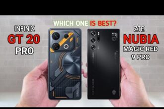 infinix gt20 pro vs redmagic 9 pro comparison tech specs