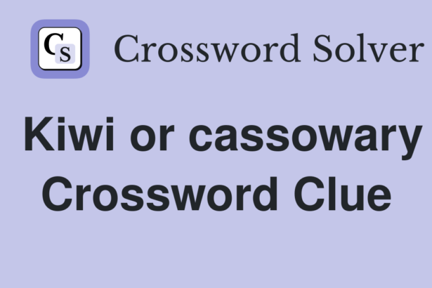 kiwi or cassowary nyt