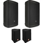 how to pair 2 JBL eon 715 speakers together